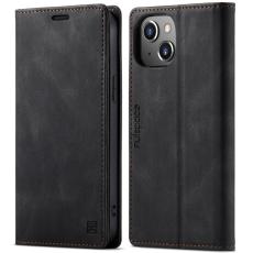 AUTSPACE - AUTSPACE iPhone 13 Skal Äkta läder - Svart