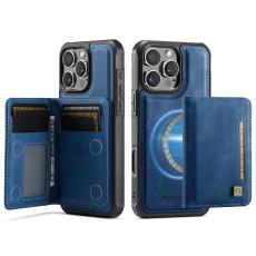 AUTSPACE - AUTSPACE iPhone 16 Pro Fodral Äkta läder - Blå