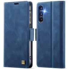 AUTSPACE - AUTSPACE Samsung Galaxy A16 5G Fodral Äkta läder - Blå