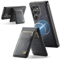 AUTSPACE - AUTSPACE Samsung Galaxy S24 Ultra Fodral Äkta läder - Svart