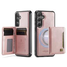 AUTSPACE - AUTSPACE Samsung Galaxy S25+ / S24+ Fodral Äkta läder - Roséguld