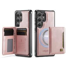 AUTSPACE - AUTSPACE Samsung Galaxy S25 Ultra Fodral Äkta läder - Roséguld