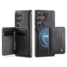 AUTSPACE - AUTSPACE Samsung Galaxy S25 Ultra Fodral Äkta läder - Svart