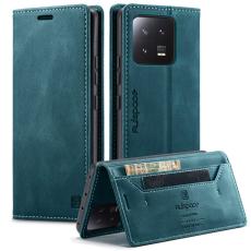 AUTSPACE - AUTSPACE Xiaomi 13 Wallet Fodral &Auml;kta l&auml;der - Bl&aring;