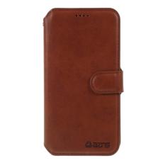 AZNS - AZNS iPhone 11 Pro Skal Äkta läder - Brun - Med kortfack