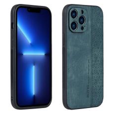 AZNS - AZNS iPhone 13 Pro Max Fodral PU Läder - Grön