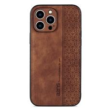 AZNS - AZNS iPhone 15 Pro Fodral PU Läder - Brun