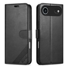 AZNS - AZNS iPhone Air Fodral Anti-Scratch PU Läder - Svart