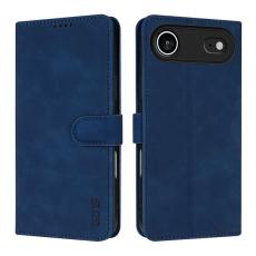 AZNS - AZNS iPhone Air Fodral PU Läder Plånboksfodral - Blå