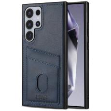 AZNS - AZNS K1 Series Samsung Galaxy S24 Ultra Fodral - Blå PU+TPU