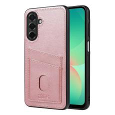 AZNS - AZNS K1 Series Samsung Galaxy S25 FE Fodral - &Auml;kta l&auml;der - Ros&eacute;guld