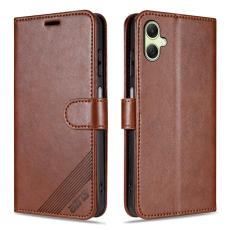 AZNS - AZNS Samsung Galaxy A06 Fodral Anti-Scratch PU Läder - Brun