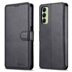 AZNS - AZNS Samsung Galaxy A14 5G Fodral Äkta läder - Svart