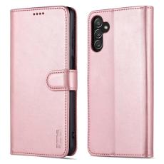 AZNS - AZNS Samsung Galaxy A14 5G Fodral PU Läder - Rose Gold