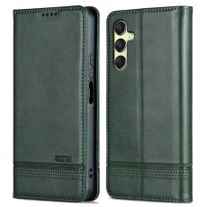 AZNS - AZNS Samsung Galaxy A16 Fodral &Auml;kta l&auml;der - Gr&ouml;n