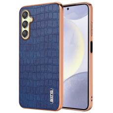 AZNS - AZNS Samsung Galaxy A16 Fodral Electroplating Krokodil PU+TPU - Bl&aring;