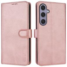 AZNS - AZNS Samsung Galaxy A16 Fodral PU Läder Plånboksfodral - Roséguld