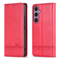 AZNS - AZNS Samsung Galaxy A17 5G Fodral &Auml;kta l&auml;der - R&ouml;d