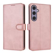 AZNS - AZNS Samsung Galaxy A17 5G Fodral PU L&auml;der - Rose Gold
