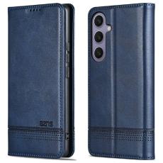 AZNS - AZNS Samsung Galaxy A26 5G Fodral &Auml;kta l&auml;der - Bl&aring;
