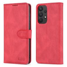 AZNS - AZNS Samsung Galaxy A33 5G Fodral i PU-l&auml;der - R&ouml;d
