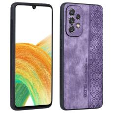 AZNS - AZNS Samsung Galaxy A33 5G Fodral PU L&auml;der - Lila