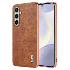 AZNS - AZNS Samsung Galaxy A36 5G Fodral - Elektropl&auml;tering PU+TPU - Brun