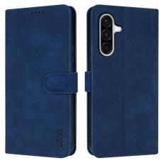 AZNS - AZNS Samsung Galaxy A36 5G Fodral PU L&auml;der Pl&aring;nboksfodral - Bl&aring;