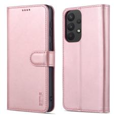 AZNS - AZNS Samsung Galaxy A53 5G Fodral Äkta läder - Rose Gold