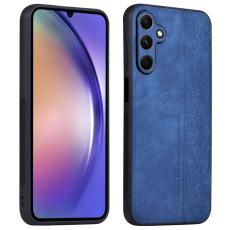 AZNS - AZNS Samsung Galaxy A55 5G Fodral PU Läder - Blå