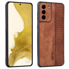 AZNS - AZNS Samsung Galaxy S21 Fodral &Auml;kta l&auml;der - Brun