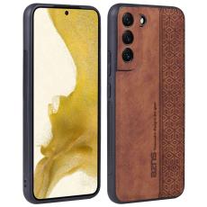 AZNS - AZNS Samsung Galaxy S22 5G Fodral i PU-läder - Brun