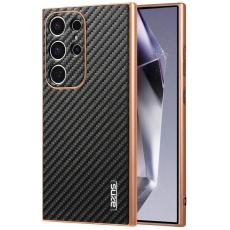 AZNS - AZNS Samsung Galaxy S23 Ultra Fodral PU + TPU - Svart