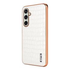 AZNS - AZNS Samsung Galaxy S24 FE Fodral Electroplating PU+TPU - Vit