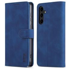 AZNS - AZNS Samsung Galaxy S24 FE Fodral PU L&auml;der - Bl&aring;
