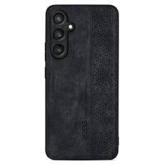 AZNS - AZNS Samsung Galaxy S24 FE Fodral Shockproof PU L&auml;der - Svart