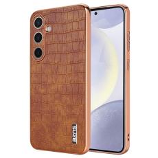 AZNS - AZNS Samsung Galaxy S24 Fodral Electroplating PU+TPU - Brun