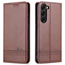 AZNS - AZNS Samsung Galaxy S24 Fodral PU Läder - Kaffe