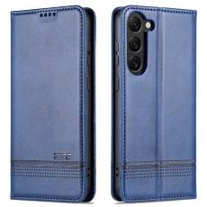 AZNS - AZNS Samsung Galaxy S24+ Fodral PU L&auml;der - Scratch-resistant - M&ouml;rkbl&aring;