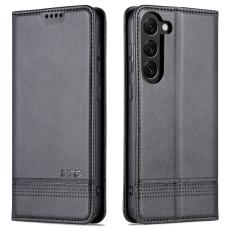 AZNS - AZNS Samsung Galaxy S24 Fodral PU Läder - Svart