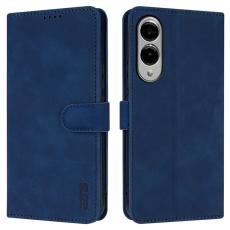 AZNS - AZNS Samsung Galaxy S25 Edge Fodral PU Läder - Blå