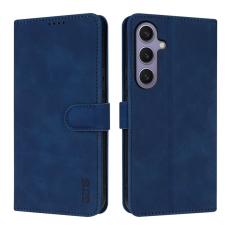 AZNS - AZNS Samsung Galaxy S25 FE Fodral PU L&auml;der - Bl&aring;