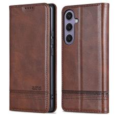 AZNS - AZNS Samsung Galaxy S25+ Fodral Äkta läder - Kaffe