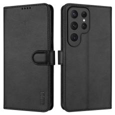 AZNS - AZNS Samsung Galaxy S25 Ultra Fodral PU Läder - Svart