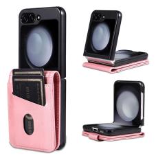 AZNS - AZNS Samsung Galaxy Z Flip7 FE Fodral Äkta läder - Roséguld