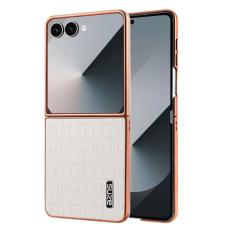 AZNS - AZNS Samsung Galaxy Z Flip7 Fodral Electroplating PU + PC - Vit