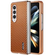 AZNS - AZNS Samsung Galaxy Z Fold4 5G Fodral - PU+TPU - Brun