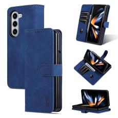 AZNS - AZNS Samsung Galaxy Z Fold6 Fodral PU L&auml;der - Bl&aring;