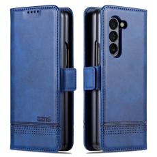 AZNS - AZNS Samsung Galaxy Z Fold6 Fodral Wallet PU Läder - Blå