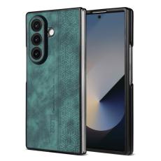 AZNS - AZNS Samsung Galaxy Z Fold7 Fodral Äkta läder - Grön